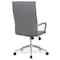 Officesource Ridge Collection Executive High Back Task Chair w/Chrome Frame and Ribbed Back 05RG2QHAVGR - alternate 10